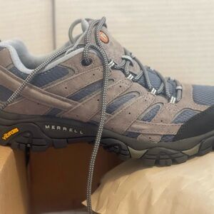 Merrell Moab Vent 2 Gray Athletic Shoes with Vibram Sole